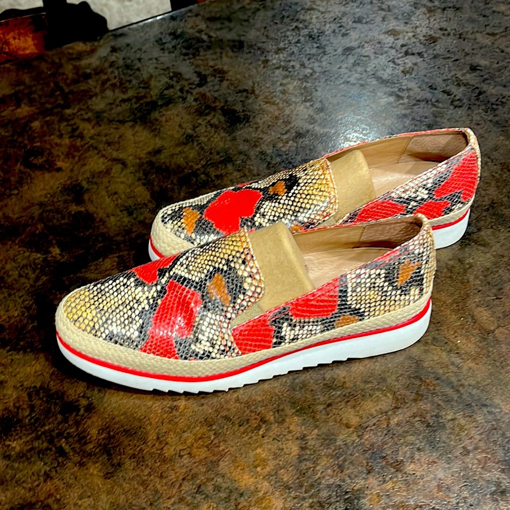 Donald Piner Snake skin loafers